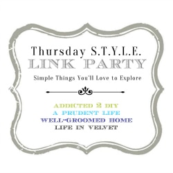 Thursday STYLE Link Party - A Prudent Life